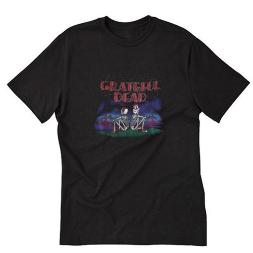 Dead Golden Gate San Francisco Skeleton T-Shirt PU27