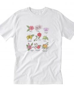 Disney Princess Floral Fashion T Shirt PU27