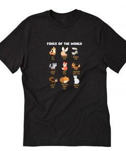 Foxes Of The World T-Shirt PU27