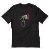 Grinch Hand Christmas Nurse T-Shirt pu27