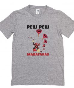 Baby Yoda Deadpool Pew Pew Madafakas T-Shirt PU27