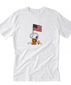 Peanuts Little Boys Snoopy In Space T-Shirt PU27