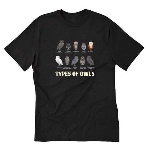 Type of Owls T-Shirt PU27
