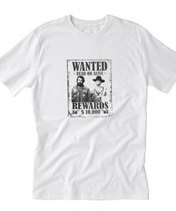 Bud Spencer Terence Hill Wanted Lo Chimavano Trinity T Shirt PU27