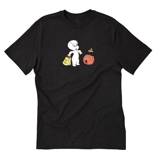 Casper The Friendly Ghost Pumpkin T-Shirt PU27