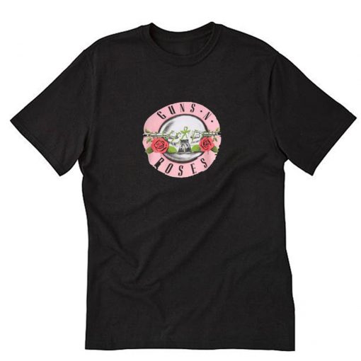 Guns N Roses Logo Pink T-Shirt PU27