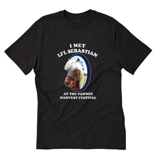 I Met Lil Sebastian Pawnee Harvest Festival Television Parks and Recreation T-Shirt PU27