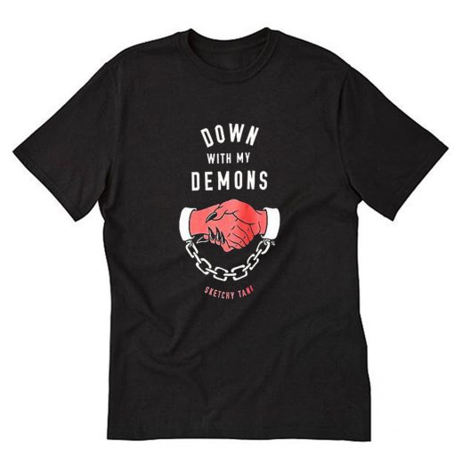 Lurking Class By Sketchy Tank Redrum Down With My Demons Black T-Shirt PU27