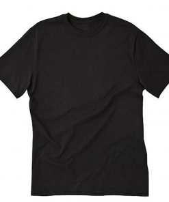 Plain Black T-Shirt PU27