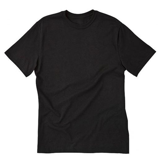 Plain Black T-Shirt PU27