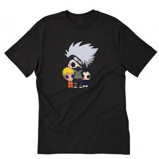 Anime Chibi Kakashi Naruto Sasuke t-shirt PU27