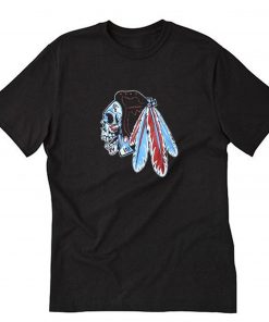 Chicago Blackhawks Sugar Skull T-Shirt PU27