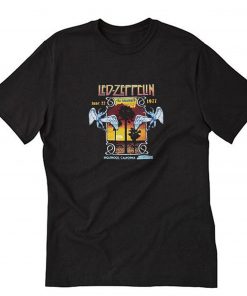 Led Zeppelin 1977 Inglewood Concert T-Shirt PU27