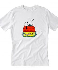Snoop Dogg Snoopy Smoking T Shirt PU27