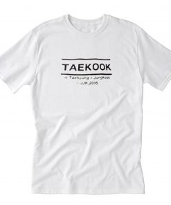 Taekook Is Taehyung Jungkook 2016 T-Shirt PU27