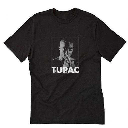 Tupac Praying Hip-Hop Rap Music 2Pac Shakur T-Shirt PU27