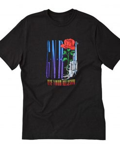Vintage 1993 Guns N Roses Use Your Illusion Tour T-Shirt PU27