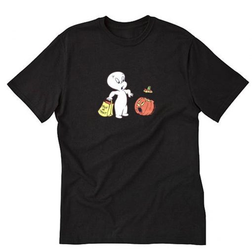 Casper The Friendly Ghost Pumpkin T-Shirt PU27