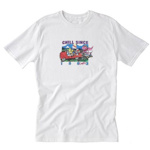 Chill Since 1993 T Shirt White PU27