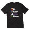 Eat Sleep Anime Repeat T-Shirt PU27