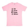 Eat Sleep Anime Repeat T-Shirt PU27