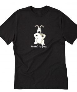 Vtg Wallace & Gromit Make My Day T-Shirt PU27