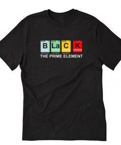 Black The Prime Element T-Shirt PU27