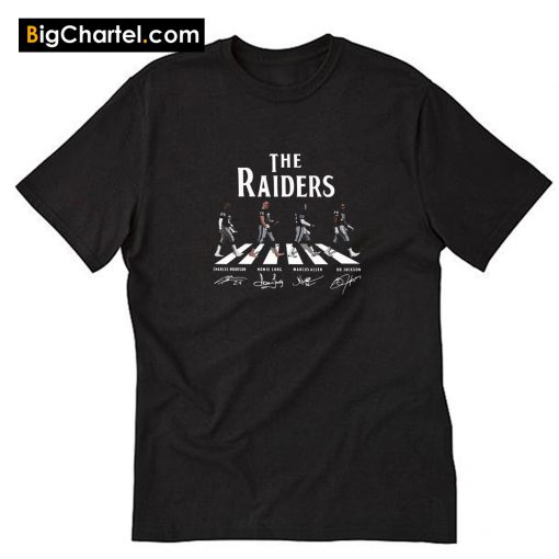 The Raiders Abbey Road Signature T-Shirt PU27