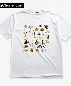 Fall Pumpkin Halloween T-Shirt PU27