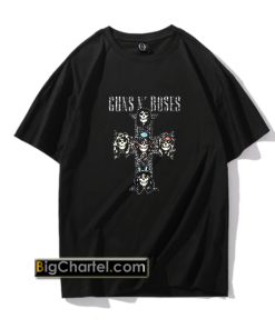 Guns N' Roses Vintage Skull T-Shirt PU27