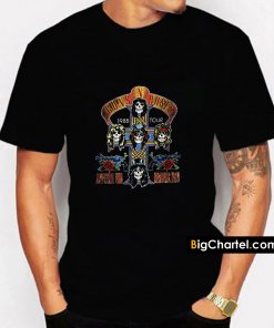 Guns and Roses 1988 Tour T-shirt PU27