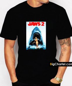 Jaws 2 Steven Spielberg Shark T Shirt PU27