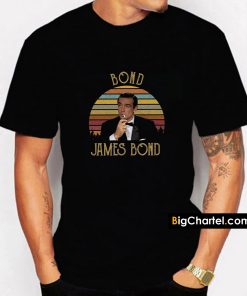 Bond James Bond Retro Vintage T-Shirt PU27