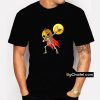 Dabbing Skeleton Pumpkin Moon Halloween Costume Dab Dance Shirt PU27