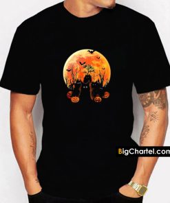 Funny Halloween Black Cats & Pumpkins Shirt PU27