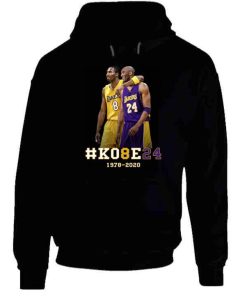 Kobe Bryant Basketball Tribute Los Angeles Number 24 8 Hoodie PU27