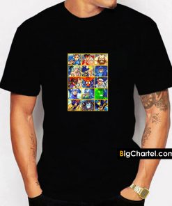 Marvel vs Capcom Character Select Retro Classic Arcade Video Games T-shirt PU27