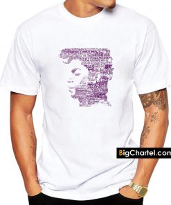Prince Songs Portrait Tribute T Shirt PU27
