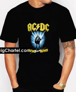 AC DC Who Made Who Rock _ Roll Band t shirt PU27