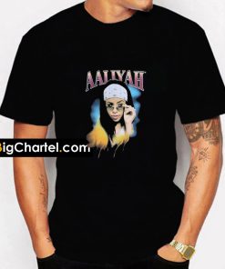 Aaliyah R&B Singer Pop Side Eye t shirt PU27