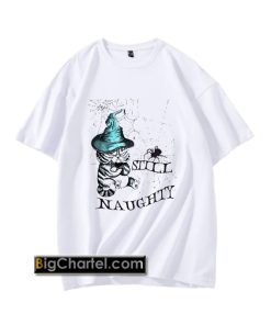 Cat Witch Still Naughty Halloween T-shirt PU27