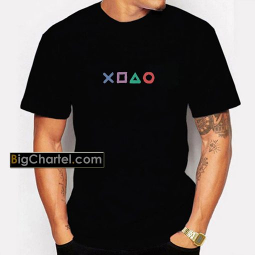 Gamer Playstation Button Classic T-Shirt PU27