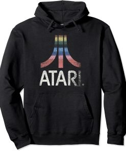 Atari Vintage Rainbow Pullover Hoodie PU27