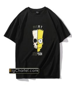 Bart Simpson Skull t shirt PU27