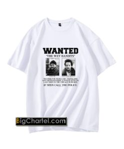 Home Alone Wanted The Wet Bandits Poster T-Shirt PU27