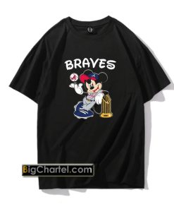 Mickey Mouse Atlanta Braves 2021 world series champions shirt PU27