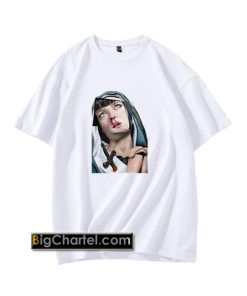 Life Is Boring Mary Mia Wallace Pulp Fiction White T-Shirt PU27