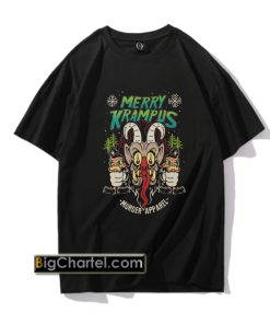 Merry Krampus Retro Neon T-Shirt in 2021 PU27