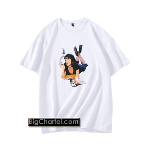 Movie Mia Wallace Pulp Fiction T shirt PU27