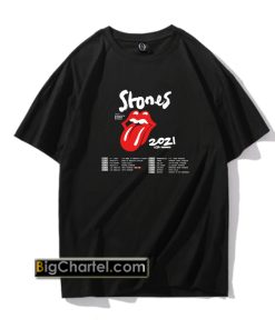 Rolling Stones USA 2021 Band Tour Unisex T-Shirt PU27